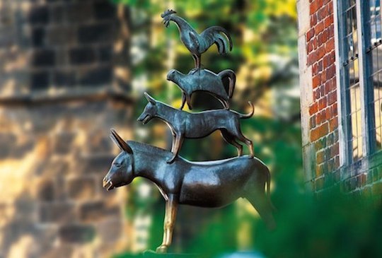 德國北方童話小鎮【不來梅】：尋訪城市音樂家蹤跡