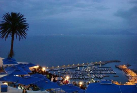 北非【突尼西亞】走進藍白調色盤的西迪博賽德