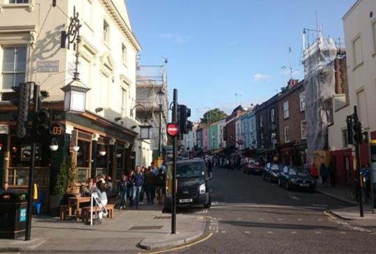 【倫敦．骨董市集】黑白地圖中的繽紛市集