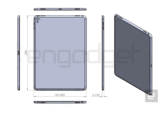 iPad Air 3 將配備四出揚聲器，設計草圖揭露細節