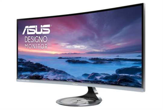 華碩全新曲面顯示器 Designo Curve MX34VQ 上市