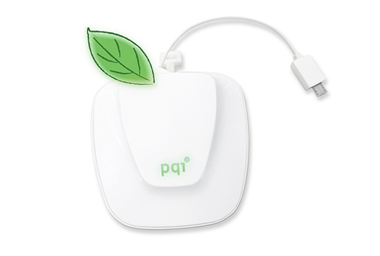 內建自動捲線器，PQI Power 9000R 蘋果行動電源推出