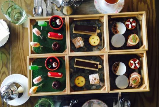 姐妹淘聚會首選【北投麗禧溫泉酒店-水岸茶屋】法式下午茶套餐!!