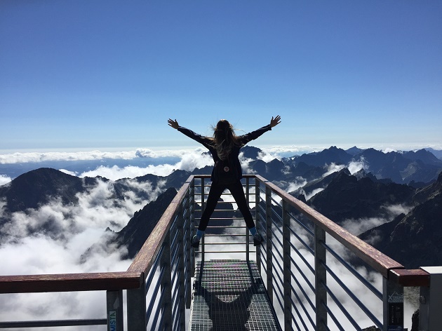 person-standing-on-hand-rails-with-arms-wide-open-