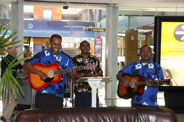 楠迪機場入境迎賓