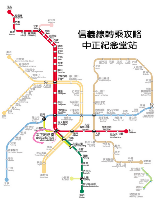 信義線路線圖