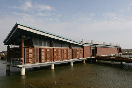 黑面琵鷺展示館