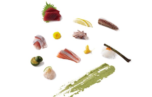 分子料理品河流.jpg
